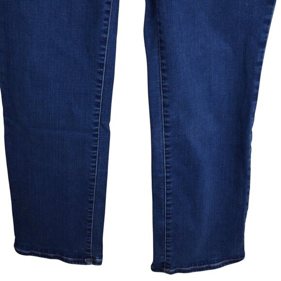 NYDJ Womens‎ Marilyn Straight-Leg High-Waist Jeans Medium Wash Size 14 - Picture 7 of 13